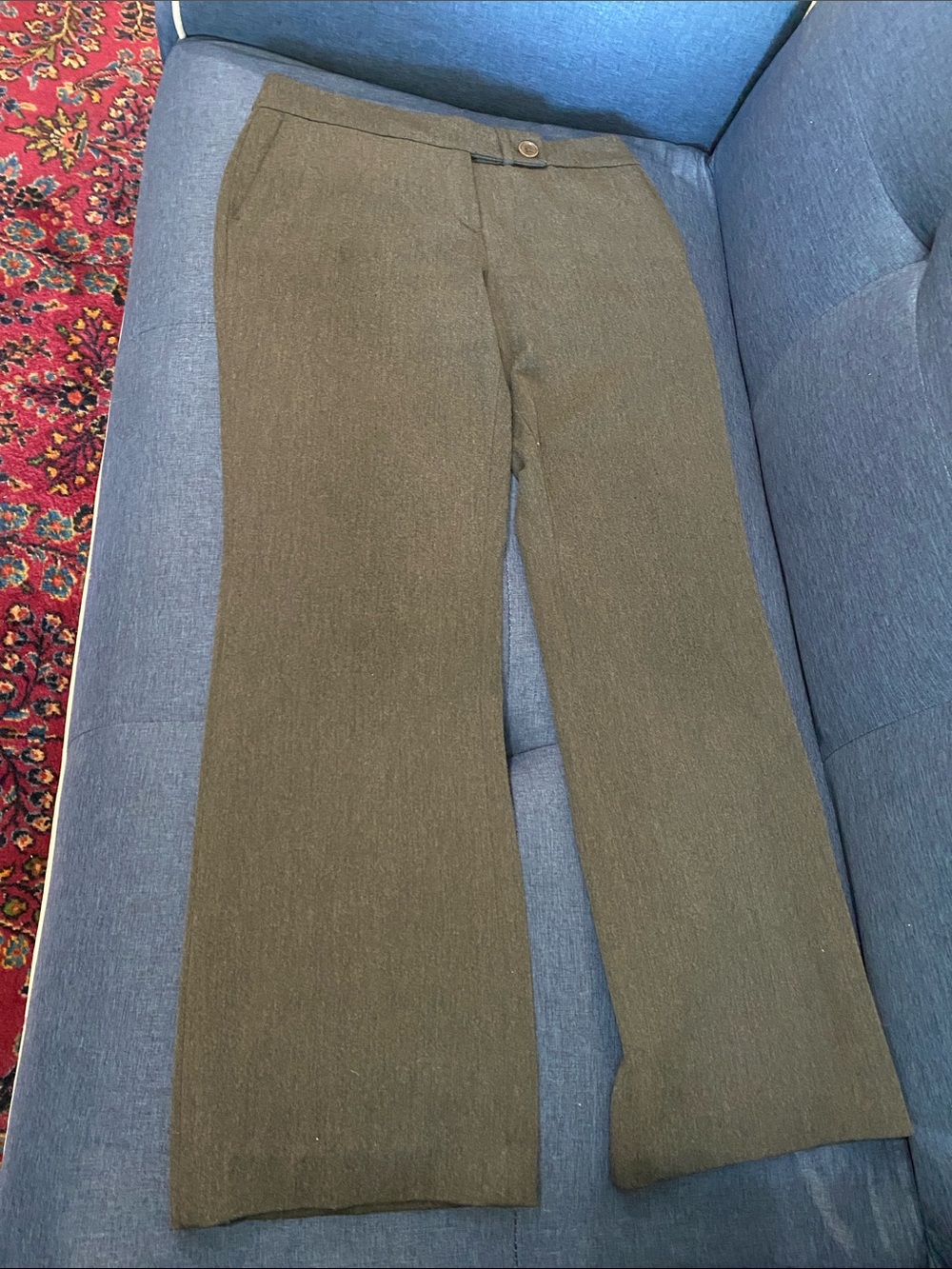 Talbots Dark Grey Straight-Leg Women's Pants